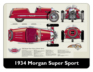 Morgan Super Sports 1934 Mouse Mat
